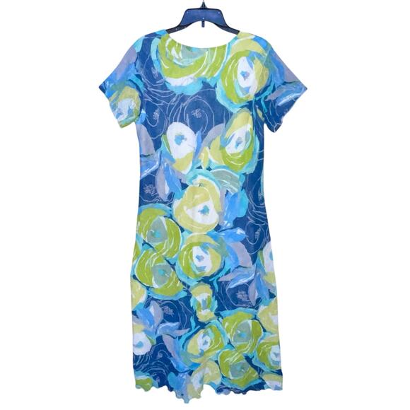 Parsley & Sage Midi Dress Crinkle Lagenlook - Picture 3 of 11